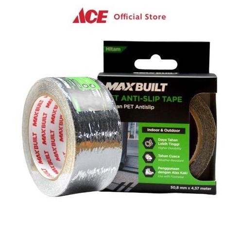 

TERMURAH - Maxbuilt 5cmx4.5 mtr Isolasi Anti Slip Pet - Hitam Tape Safetywalk Lakban Anti Slip Serbaguna Perlengkapan Keselamatan