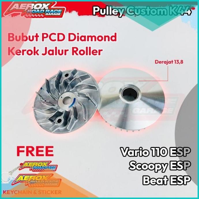 Pulley rumah roller pulley custom beat esp scoopy esp vario 110fi k44
