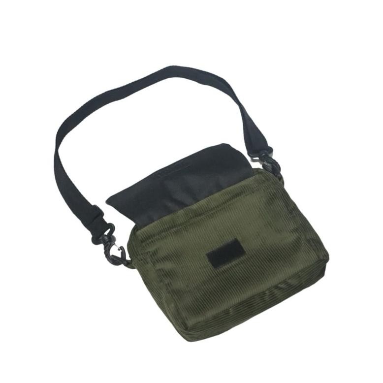 Terlaris MATERNAL DISASTER - Sling Bag Dark Tas SLEMPANG CORDUROY Original