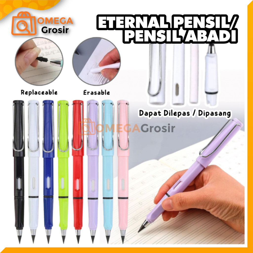 

OG Eternal Pencil Premium Pensil Tanpa Batas HB 0.5mm Ajaib Tanpa Rautan
