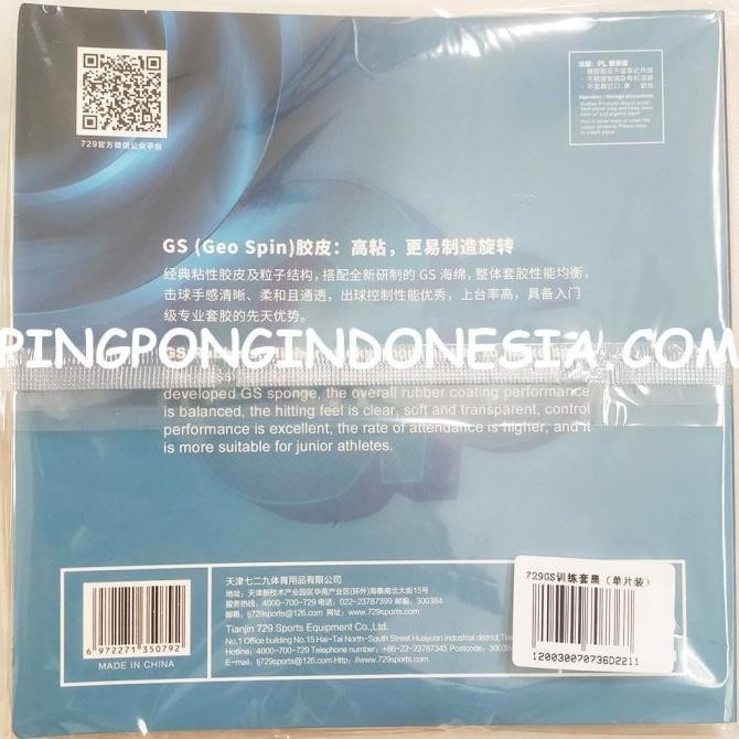 729 Geospin -Karet Rubber 729 Gs 729 Geo Spin Pingpong Ritc Friendship