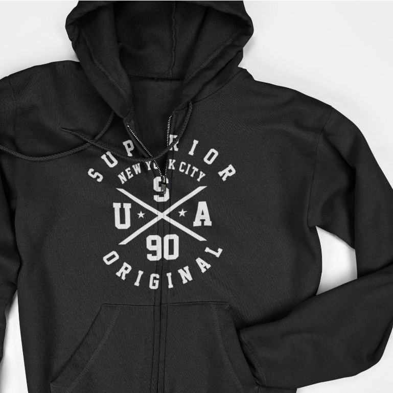 Jaket Hoodie Zipper - Superior New York City
