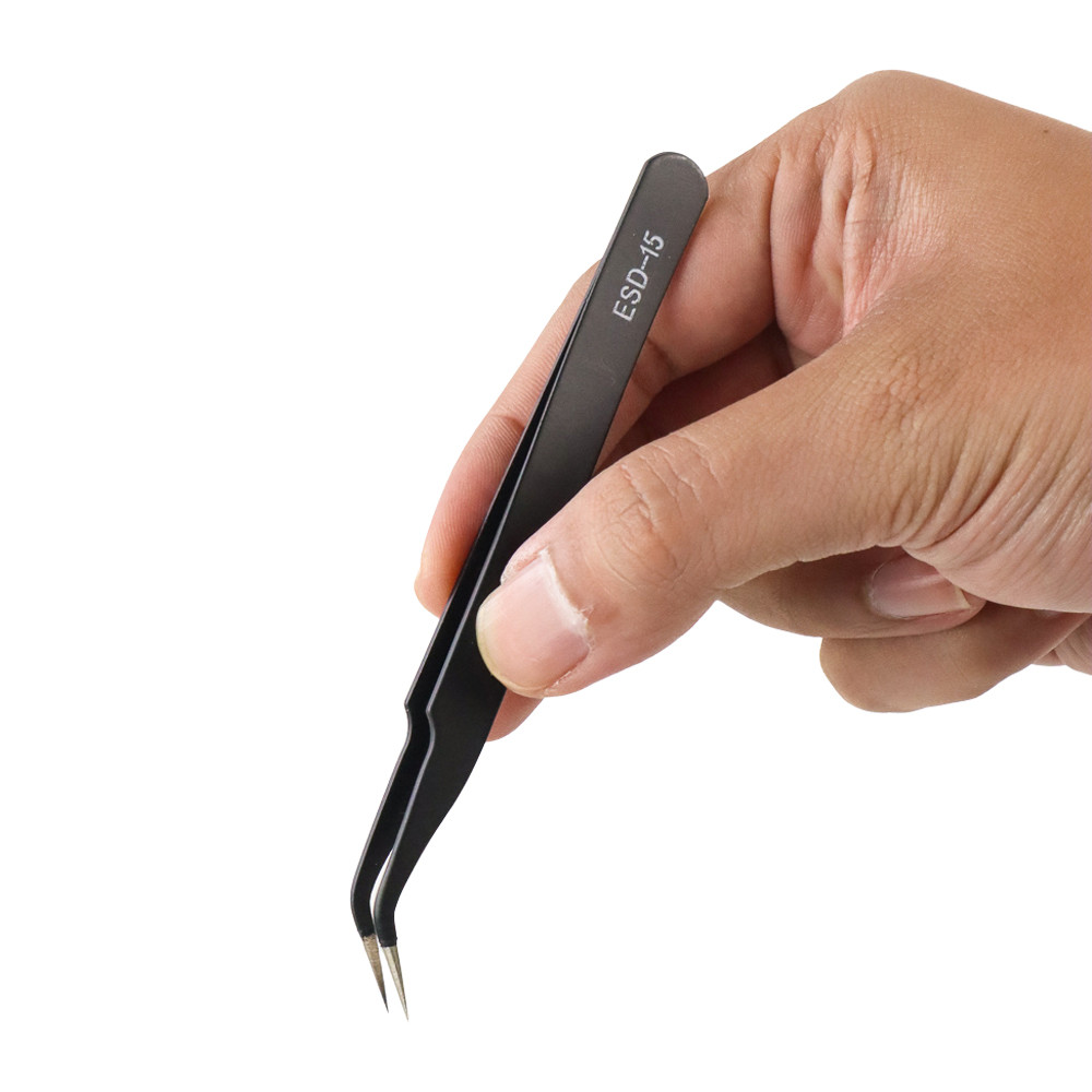 

Eagle Beak Pinset Siku Stainless Laboratorium Tweezers Anti-static - ESD-15