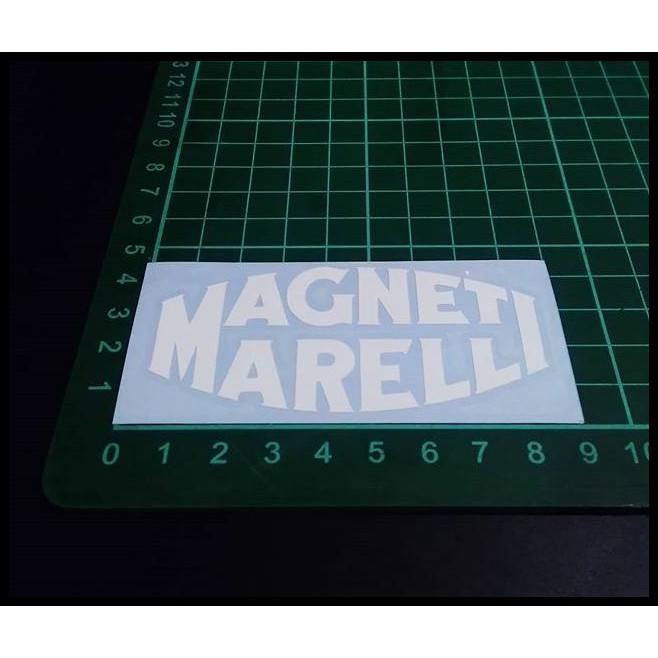 

DISKON CUTTING STICKER MAGNETI MARELLI 9CM PUTIH !