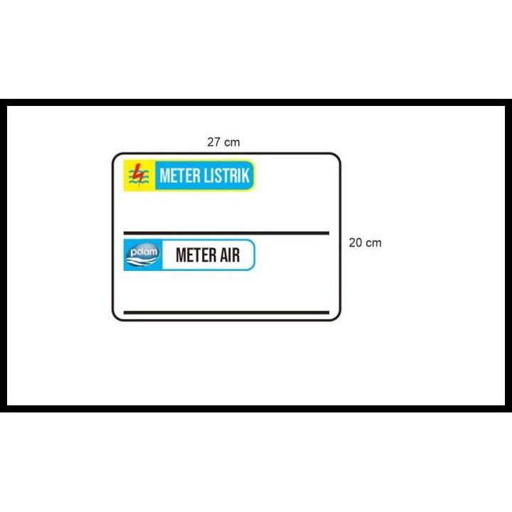 

HOT DEAL STIKER VINYL INFORMASI ANGKA METERAN LISTRIK AIR TAGIHAN BISA DIHAPUS !!