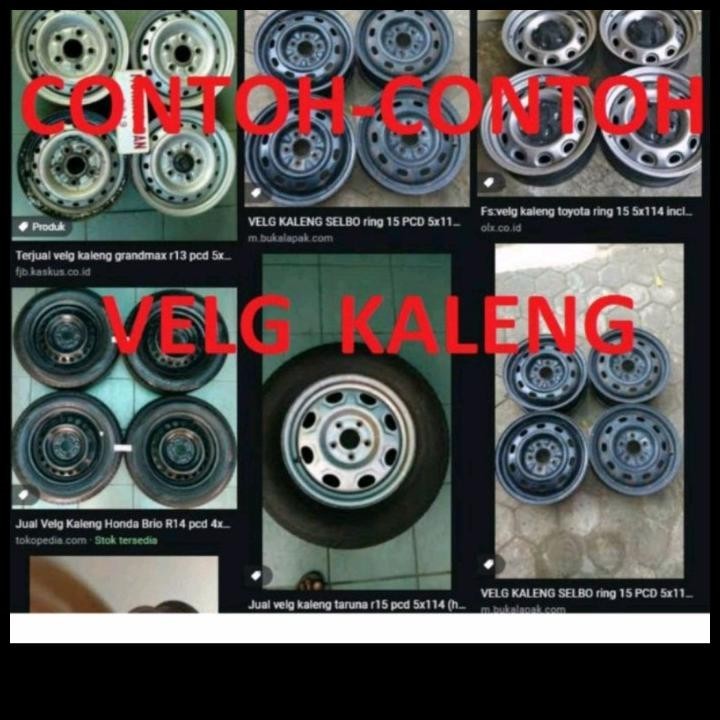 TERMURAH WHEEL DOP VELG MOBIL SUZUKI CARRY BARU 