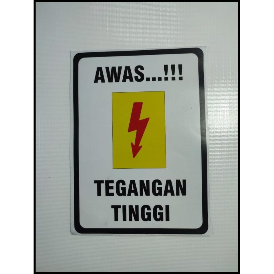 

DISKON STIKER AWAS TEGANGAN TINGGI !!!!!