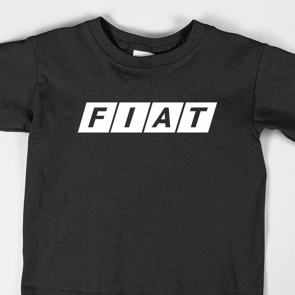 T-shirt Distro Kaos Pria Wanita Katun Kombet 24s All Size Fiat Emblem Logo