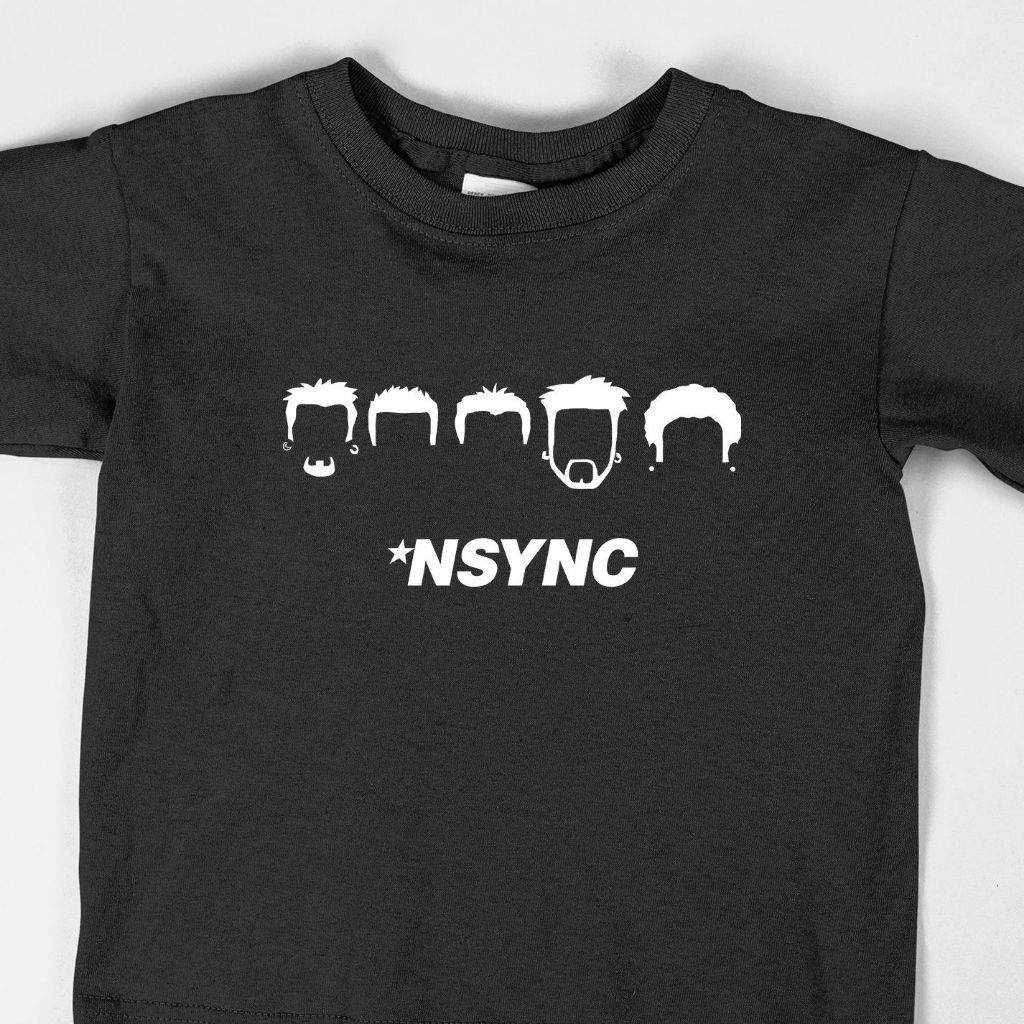 T-shirt Distro Kaos Pria Wanita Katun Kombet 24s All Size NSYNC Head Logo
