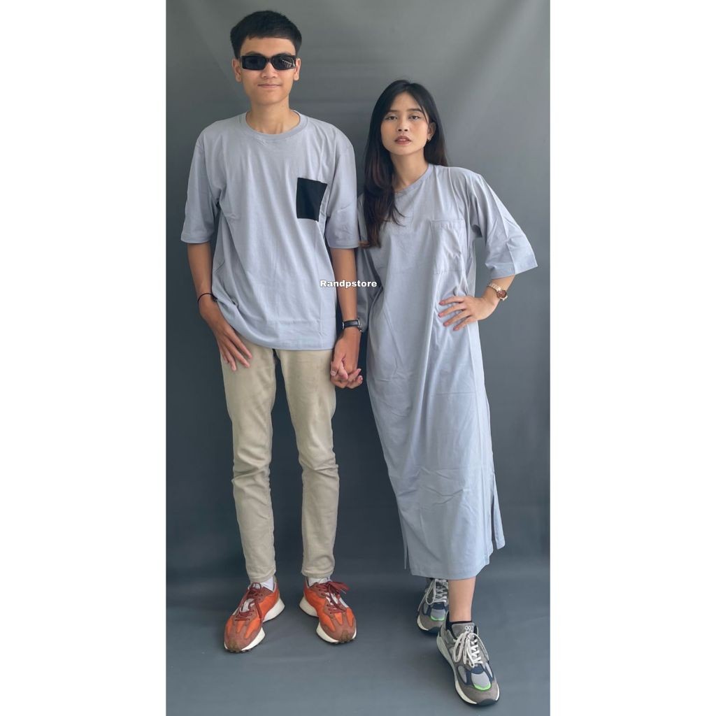 Kaos Couple Sepasang Thisert Lengan Panjang Pendek Kaus Kembar Cowok Cewek Terbaru 2024 Atasan Baju 