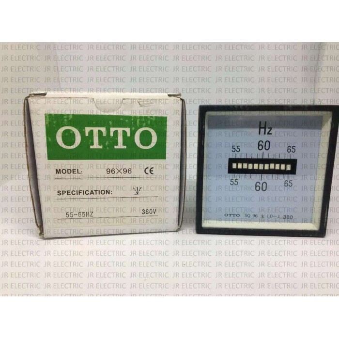Otto Panel Meter / Frequency Hz Meter Getar 60Hz Sq-96 55-65Hz