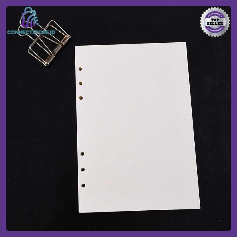 

Kertas Binder Loose Leaf Paper Refill 6 Lubang A5 80 Pages - Doted - Putih