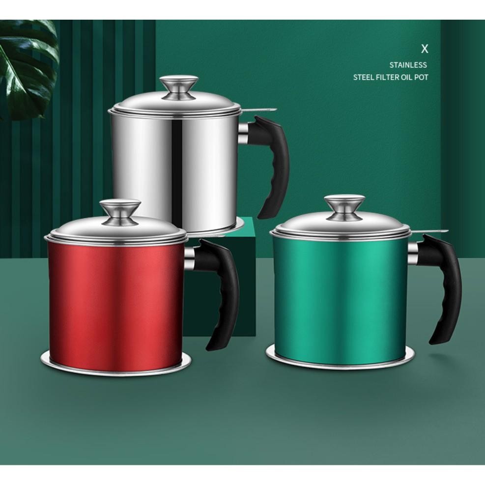 [Khusus Batam] Gelas Saringan Minyak 1.3L, Gelas Penampung Penyaring Minyak [G]