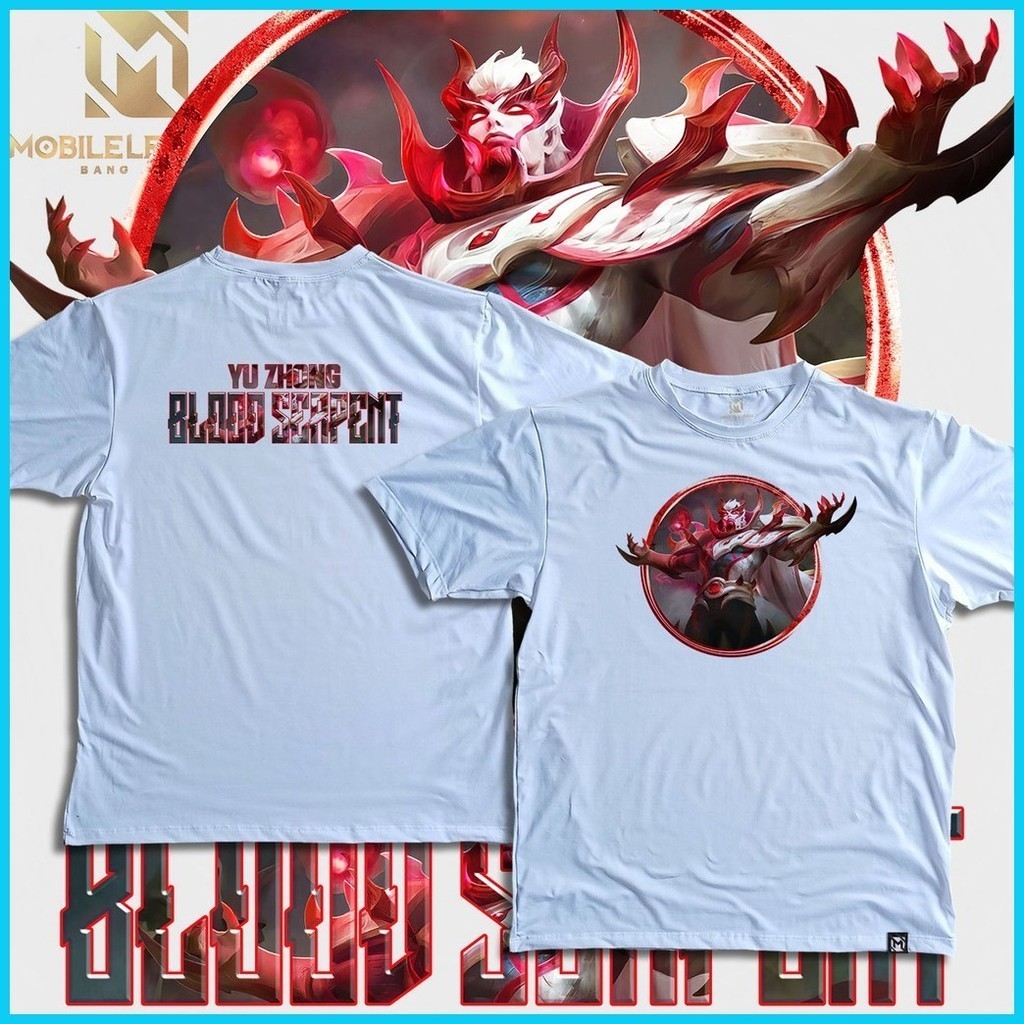 ◆ ♂ ◳ Yu Zhong Blood Serpent T-shirt, MLBB, Mobile Legends Bang Bang, ML, mobile legend, gamer t-sh 