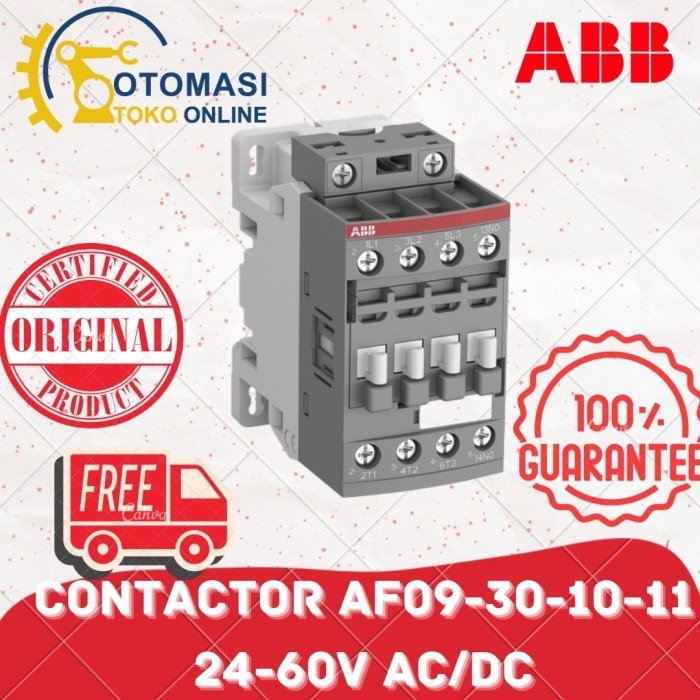 Abb Contactor Kontaktor Af09-30-10-11 24-60V Ac/Dc 1Sbl137001R1110