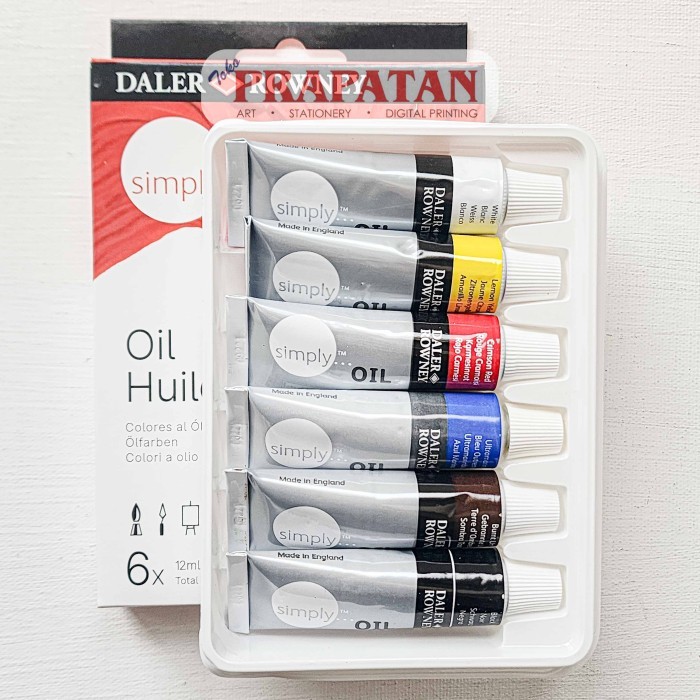 

Cat Minyak Set Daler Rowney Simply 12Ml Simply Oil Color Set #Original