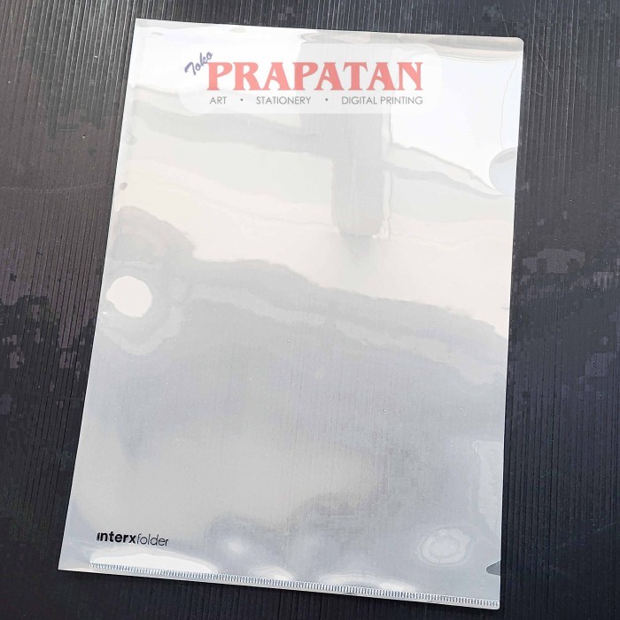 

Interx Map L Folder Bening Transparan Lfx100 (Isi 12 Per Pack) #Original