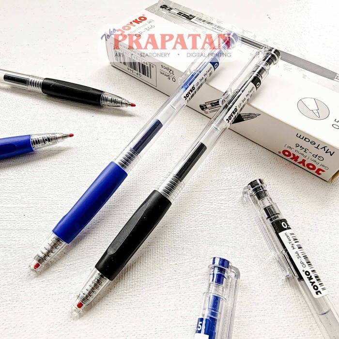 

Joyko Gp-346 Gel Pen 0.5Mm Pena Jel Pulpen #Original