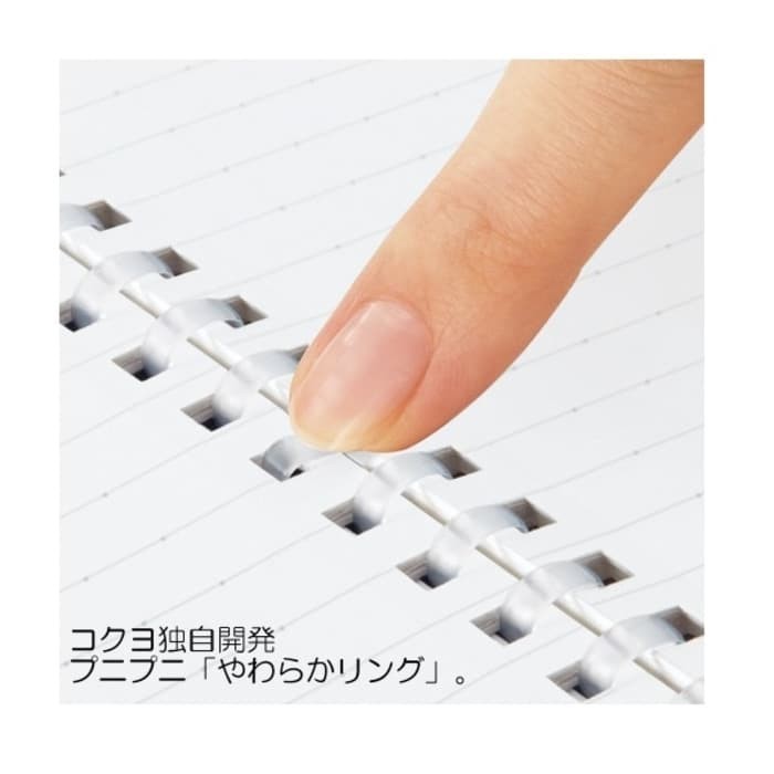 

Kokuyo Soft Ring Notebook A6 Line Dotted 80Sheets S-Sv358Bt #Original