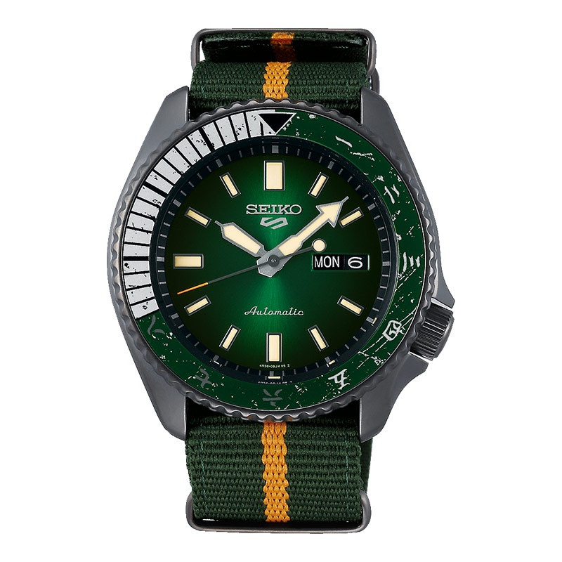 [Watches Hub Indonesia] SEIKO Jam Tangan Pria 5 Sports SRPF73K1 Automatic Naruto & Boruto Rock Lee N