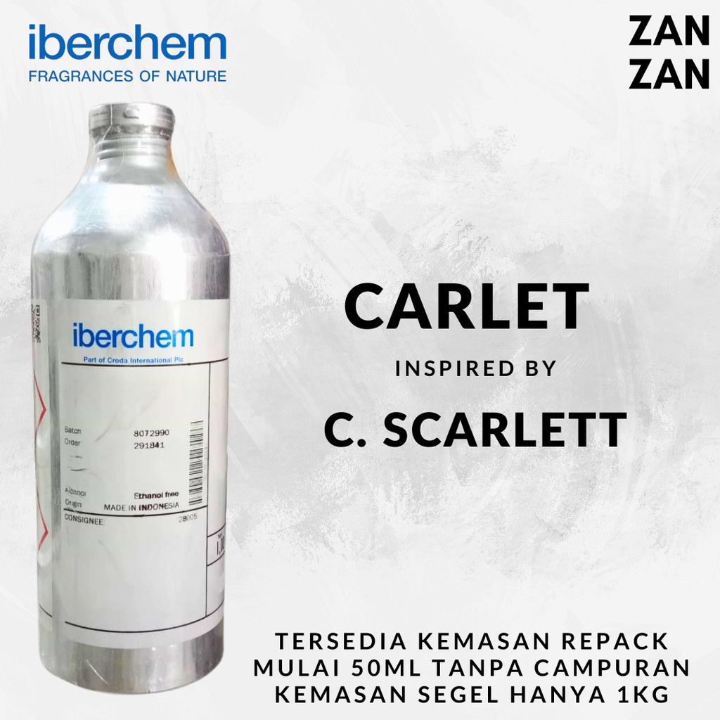 Bibit Parfum CARLET Inspired C. SCARLETT by Iberchem Kemasan Repack 100ml