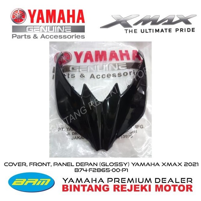 COVER, FRONT, PANEL DEPAN (GLOSSY) YAMAHA XMAX 2021 B74-F2865-00-P1