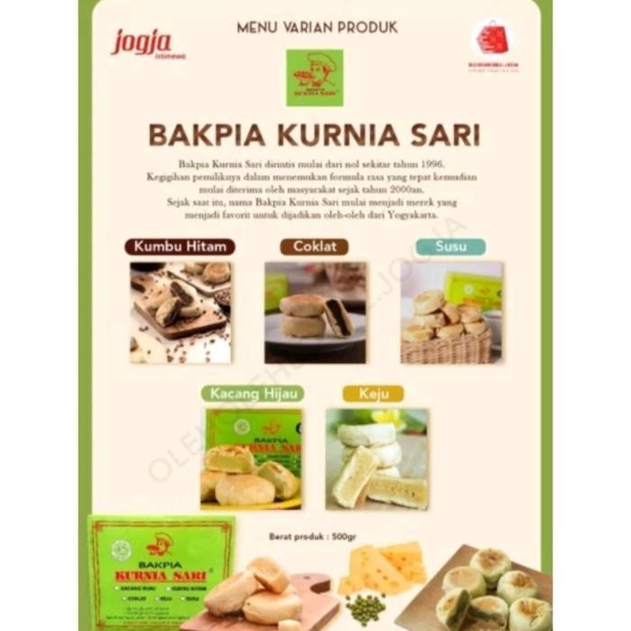 

Ready bakpia kurnia sari