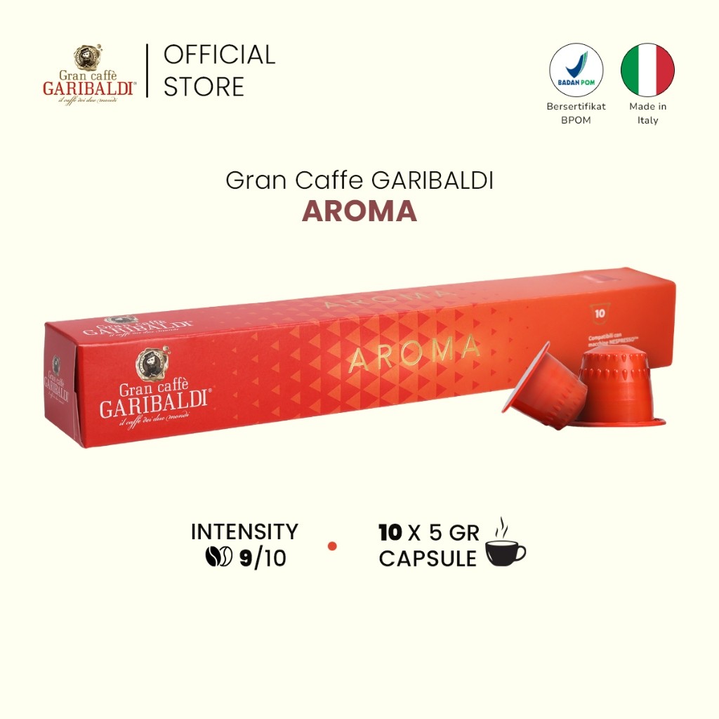 

GRAN CAFFE GARIBALDI COFFEE - Aroma [Kopi Kapsul Nespresso Compatible]