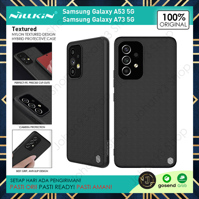TERBARU - Case Samsung A53 / A73 5G NILLKIN Textured Nylon Case Hybrid Matte