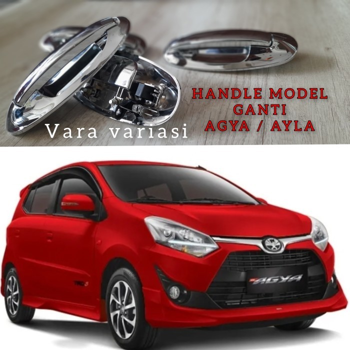 Handle Pintu Mobil Agya Ayla Model Ganti Chrome