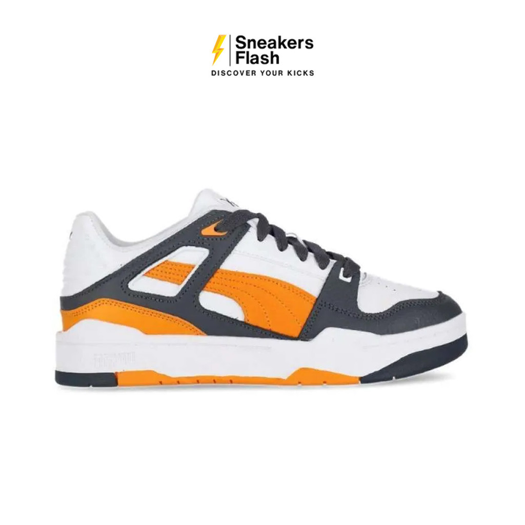 PUMA Slipstream Lth White Pumpkin Pie Sepatu Sneakers Pria - 38754422 - Size 45