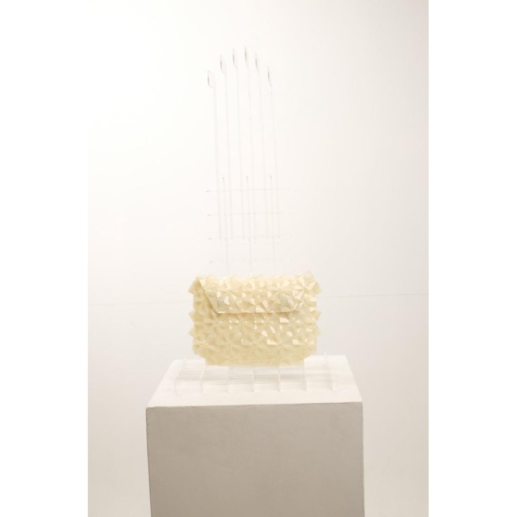 Warrior Clutch in Ghost White