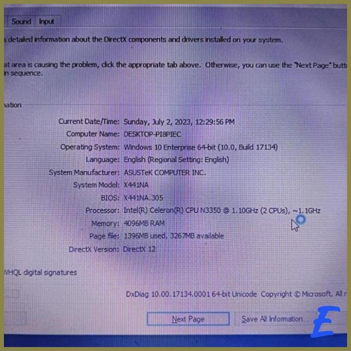 | SMC | MOBO LAPTOP ASUS X441N 4GB X441S MAINBOARD INTEL RAM 4 GB X441 X441NA