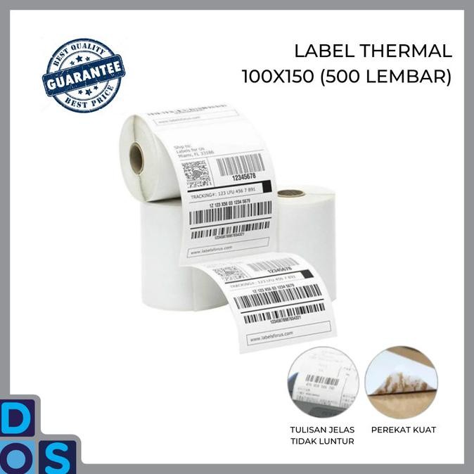 

Sale Sticker Label Thermal 100X150 Kertas Label Thermal 500 Lembar 100X150