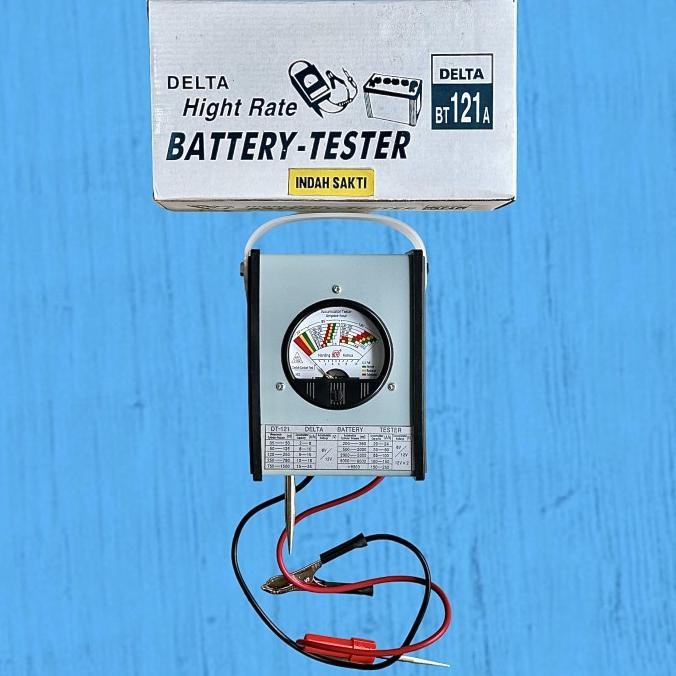 Delta BT121A battery tester - test battery - baterai tester