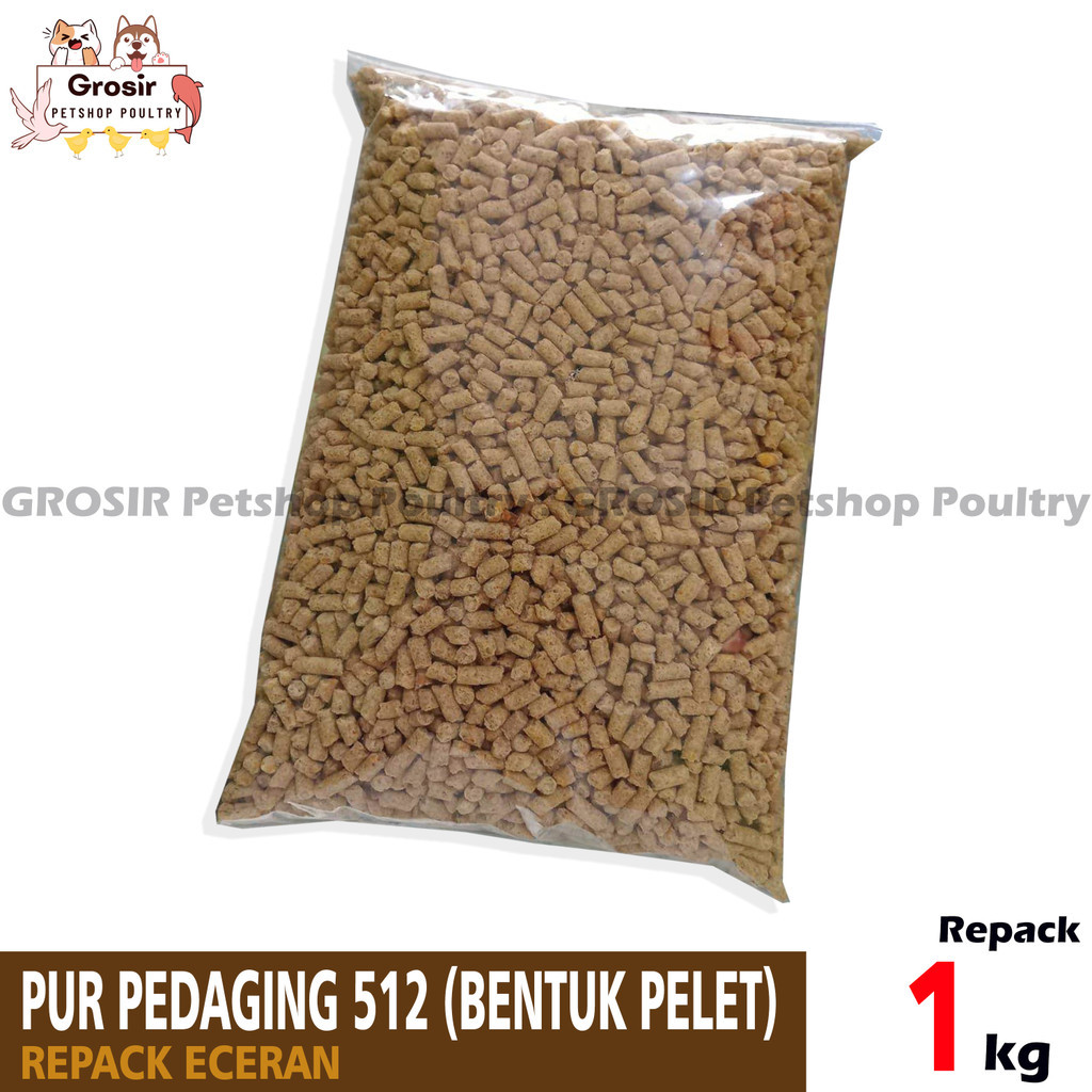 Pur Ayam 512 Voer Pakan Ayam Dewasa Hi Pro Vite 512 Charoen Pokphand 1 Kg