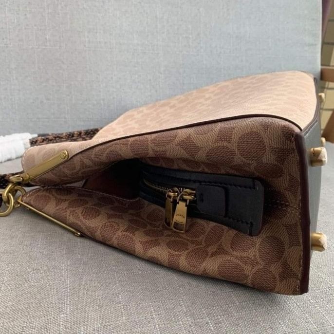 [ORIGINAL] COACH Dalton With Snakeskin Detail / Tas Coach Original