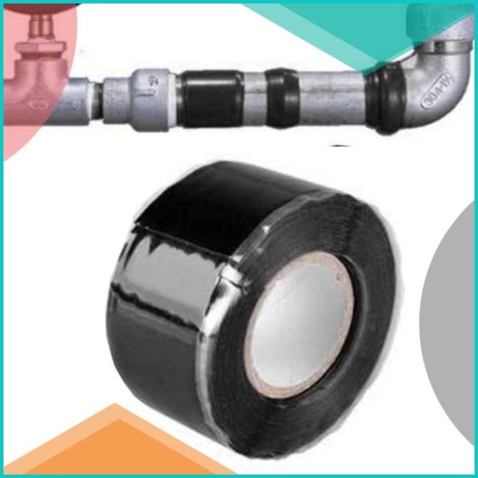 

Lakban Isolasi Pipa Bocor Ledeng Anti Air Bahan Silikon High Quality 1