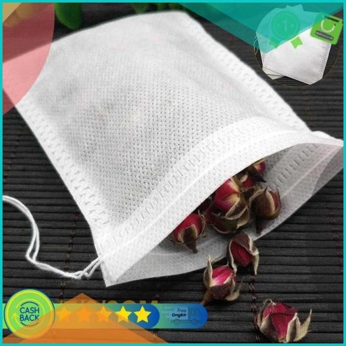 

Kantung Teh Celup Filter Saringan Teh Teabag Berbagai Ukuran 100pcs 11