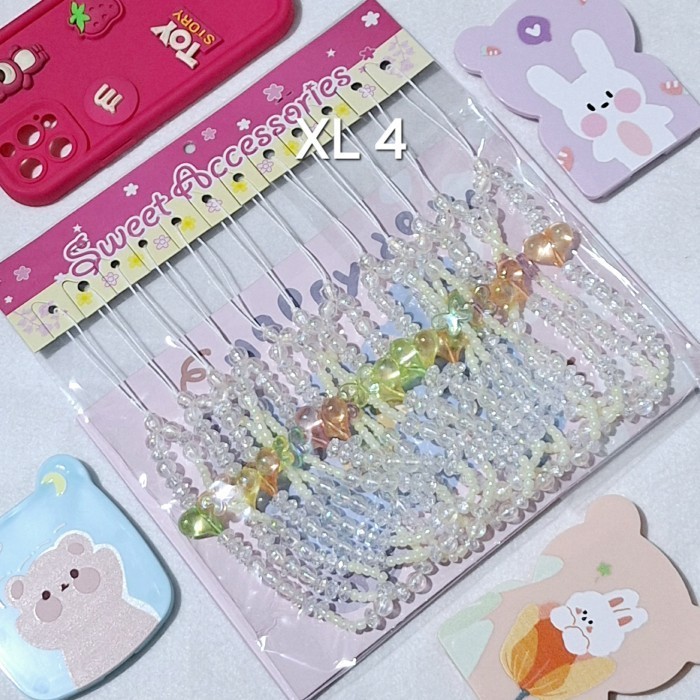 TERLENGKAP Pengqi Shop - [Grosir] 12Pcs/1Lusin Strap Tali Handphone Gantungan Case Handphone