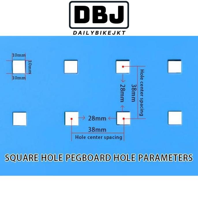 

Pegboard Besi Wall Organizer Rak Dinding Rack Tool Original Dan Terpercaya