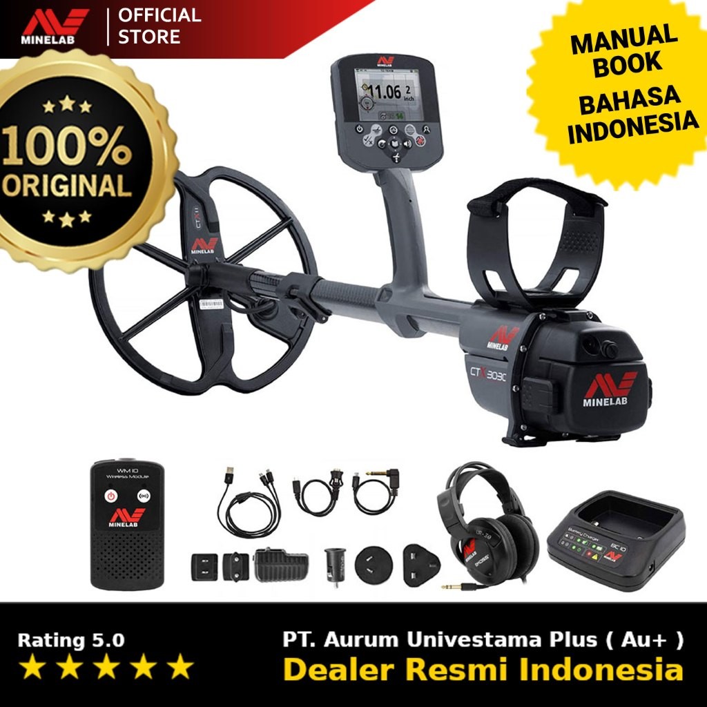 Metal Detektor Minelab CTX 3030 RESMI - Detektor Emas dan Harta Karun, Metal Detector Minelab CTX303