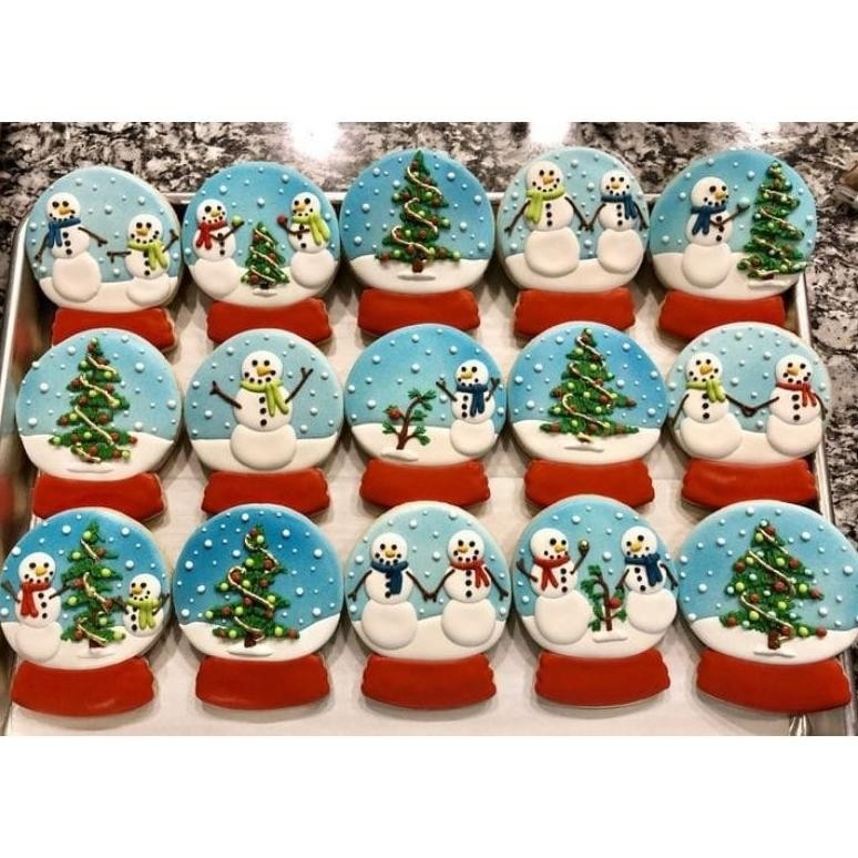 

IHANALICIOUS Butter Cookies Tema Natal Christmas 3 Santa Gingerbread (Kukis hias karakter) kue kering icing royal