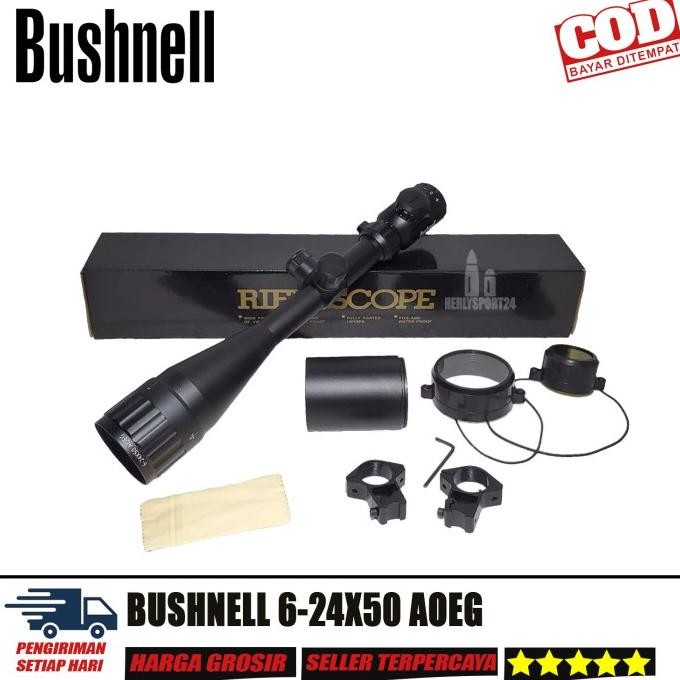 Sale Telescope Bushnell 6-24X50 Aoeg / Teleskop Bushnell 6-24X50 Long Range