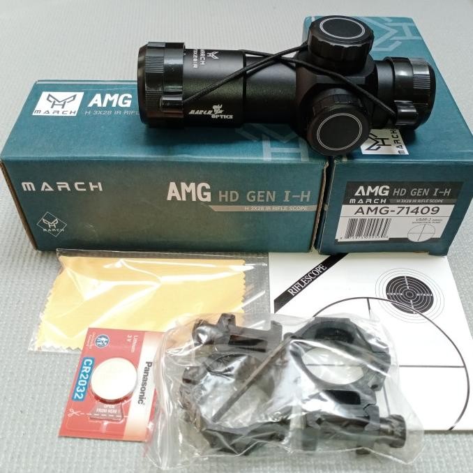 Sale Riflescope March Ht 3X28Ir Scope 3X28 Telescope Teleskop 3*28 Ir