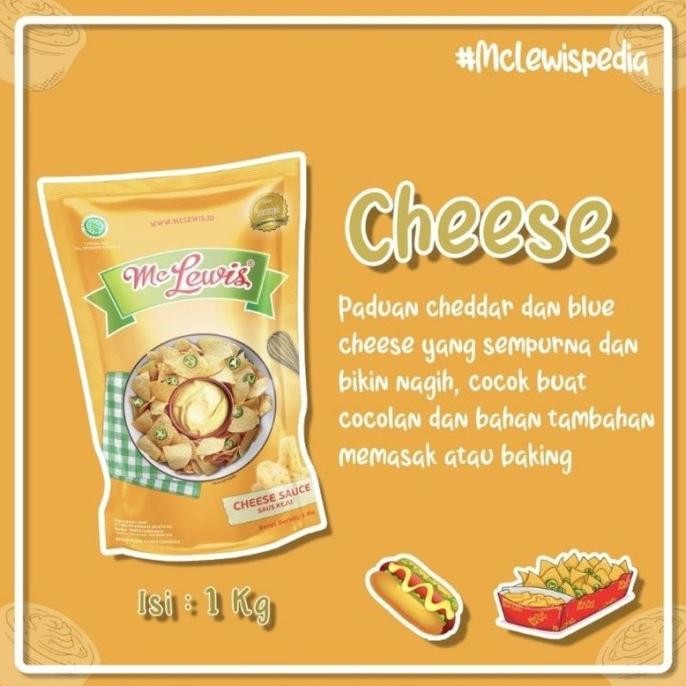 

Mc Lewis Cheese Sauce 1Kg Saus Keju McLewis GS