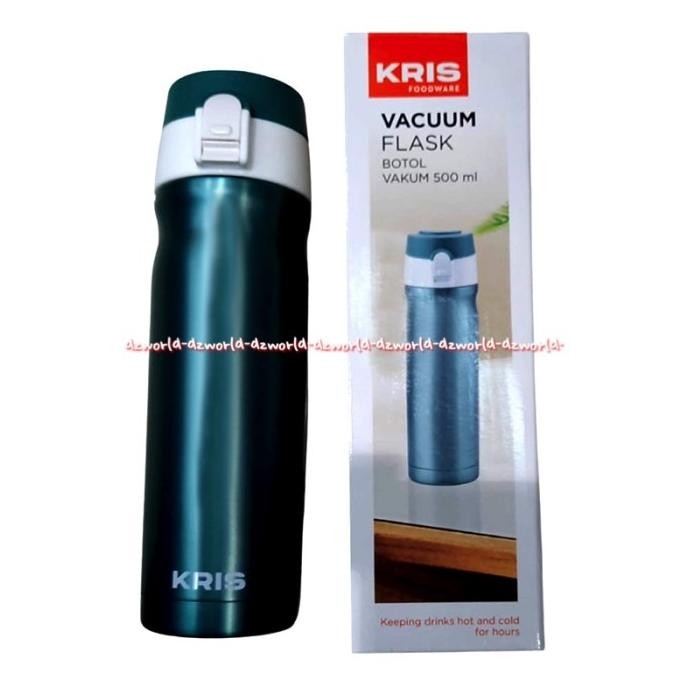 

Kris Thermal Vacuum Flask Blue 500ml Botol Minum Panas Dingin Tosca