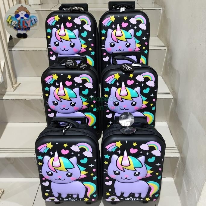 Trolley Bag Koper Smiggle Cat Unicorn Original SALE READY murah