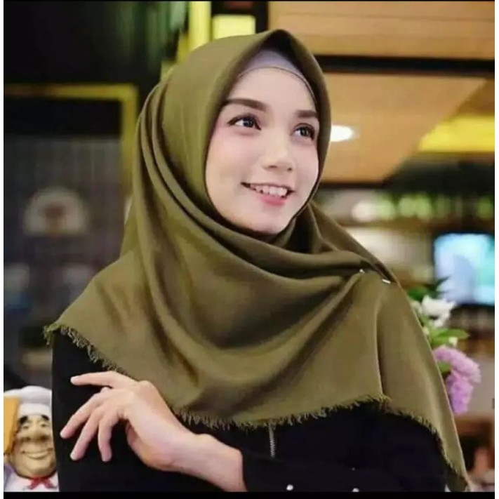 Hijab Segiempat Saudia Rawis / Jilbab Segiempat Saudia Rawis #Original
