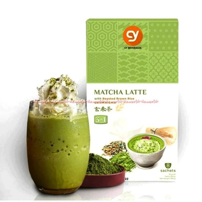 

CY Matcha Latte With Roasted Brown Rice Genmaicha 3in1 8sachets